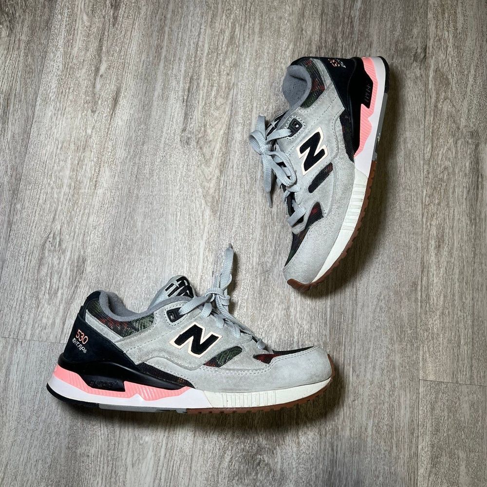 New Balance 530 Encap Running‎ Shoes Ice Black Coral Floral Women's Size 6.5